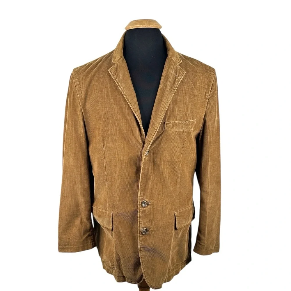J.Crew Men's‎ Tan Corduroy Classic Minimalist Business Career Preppy Blazer Sz M